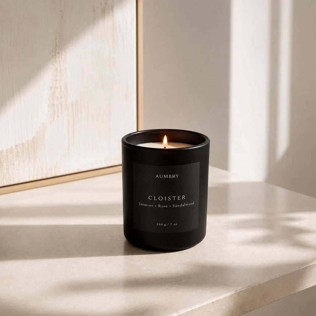 Cloister - Jasmine, Rose & Sandalwood Scented Candle