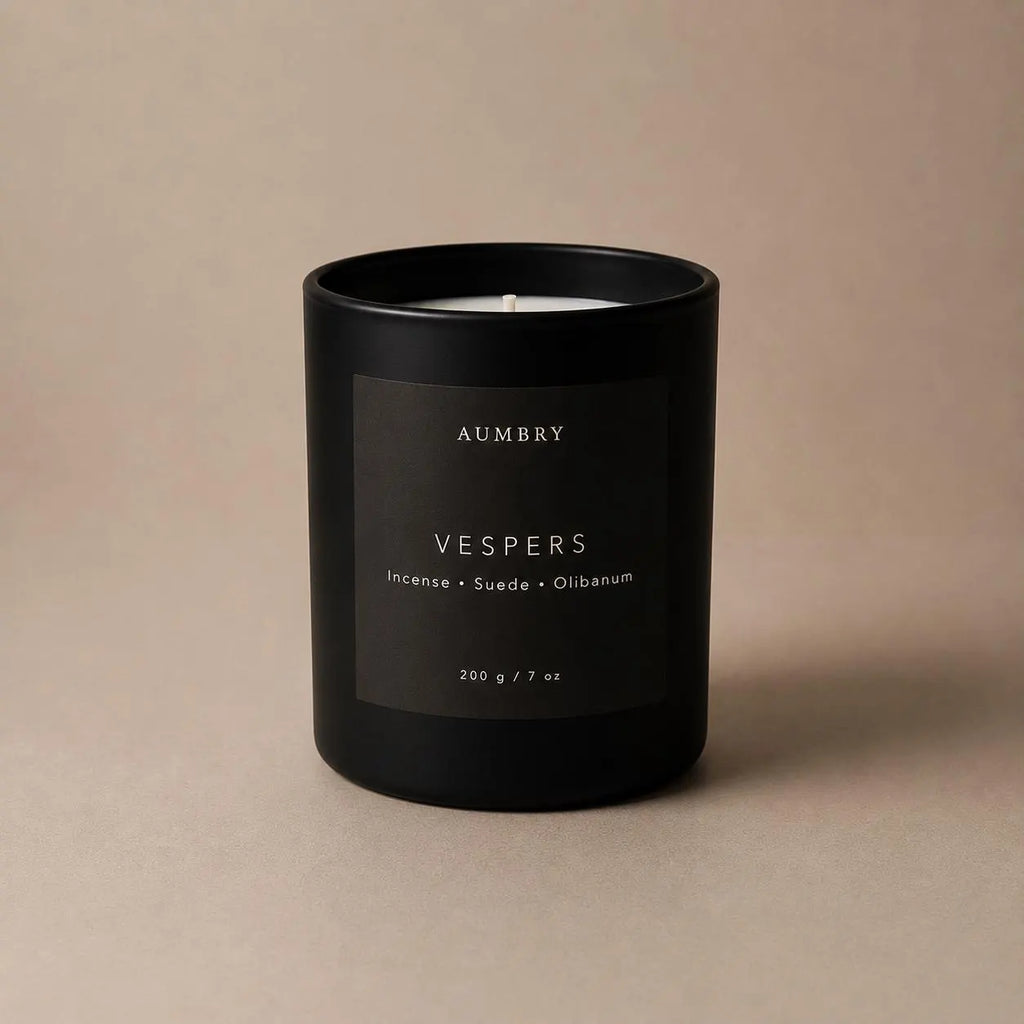 Vespers - Incense, Suede and Olibanum Scented Candle