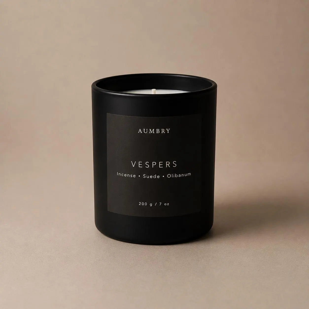 Vespers - Incense, Suede and Olibanum Scented Candle